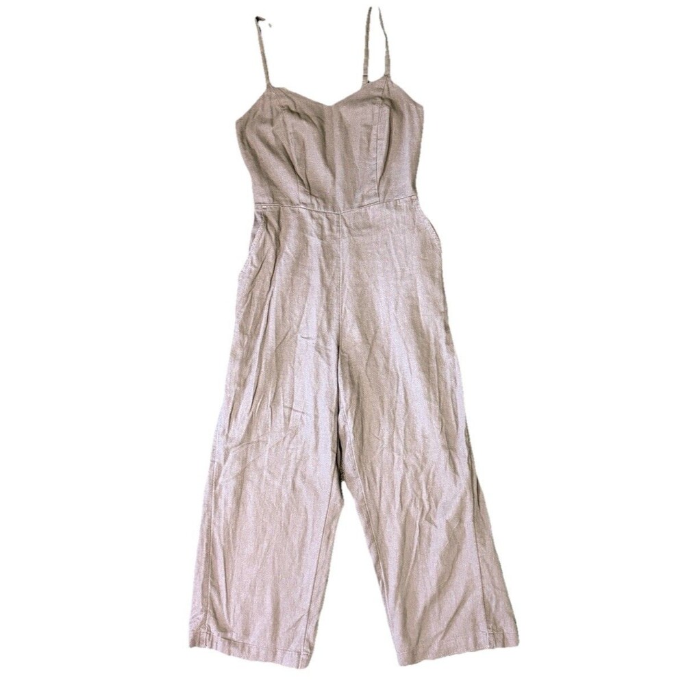 Old Navy Women's Green Jumpsuit Cottagecore Resort Beachwear Wide Leg Sz XSโ